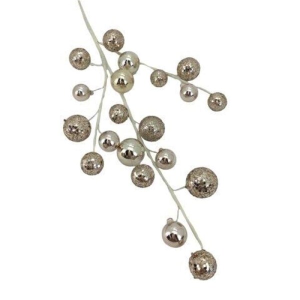 Champagne Ball Spray 75cm