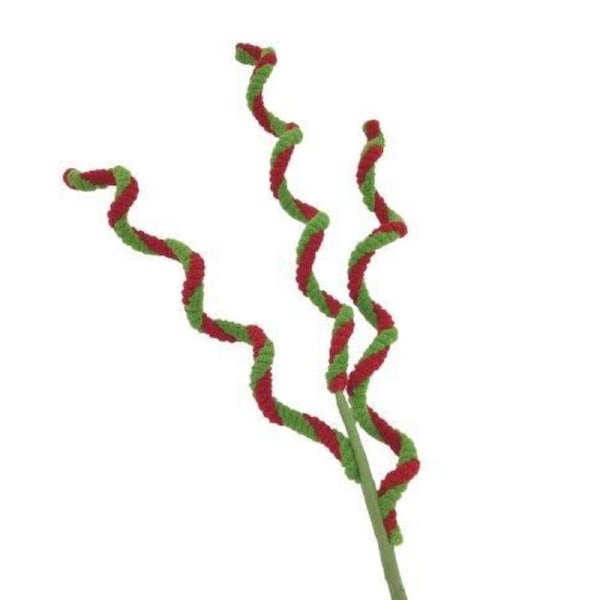 Red Green Swirl Spray 65cm