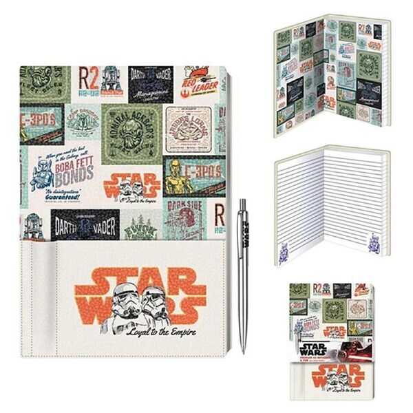 Star Wars George Lucas Themed Classic Retro Premium Notebook With Pen Set