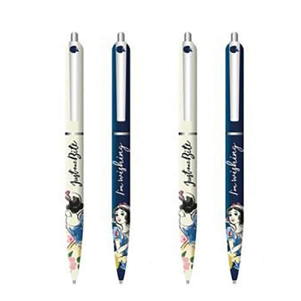 4pc Disney Snow White Character Themed School/Office stationery Pen Set