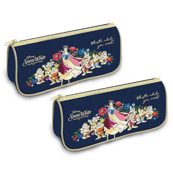 2x Disney Snow White Whistle Themed School/Office Stationery Pencil Shaped Case
