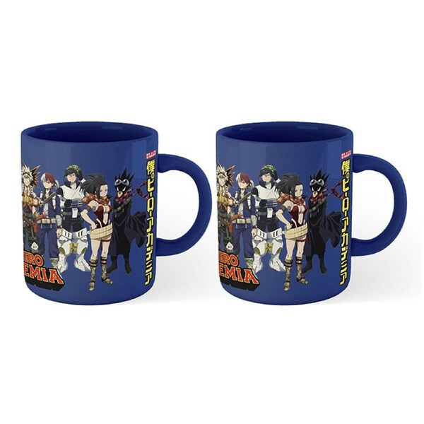 2x My Hero Academia Japanese Manga Anime Teens/Adult Themed Cast Mug 300ml