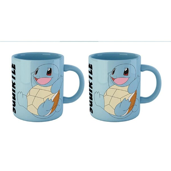 2x Pokemon Video Game/Cartoon Themed Character Full Coloured Mug Squirtle 300ml