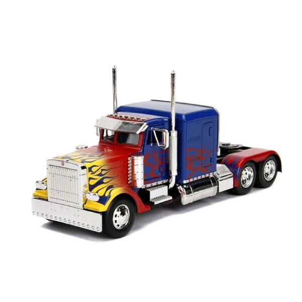 Jada 1:24 Scale Transformers 2007 Optimus Prime T1 Hollywood Ride Diecast Model