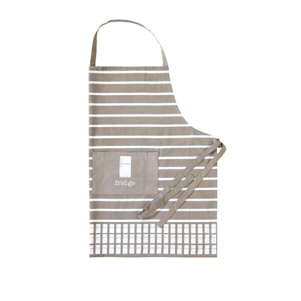 IDC Homewares Standard Size Cotton Apron Big Chill Taupe