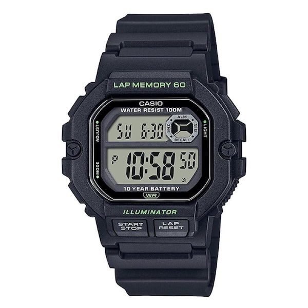 Casio WS-1400H-1A Men's Digital Watch Black