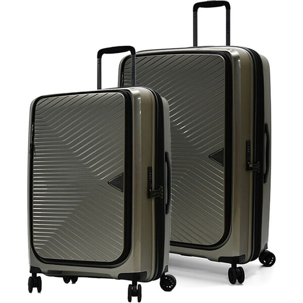 2pc Tosca Space X 25"/29" Trolley Checked Luggage Suitcase Travel M/L Champagne