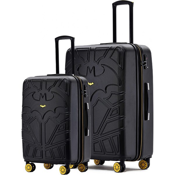 2pc Batman 19"/28" Trolley Suitcase Luggage Travel Case Small/Large Set