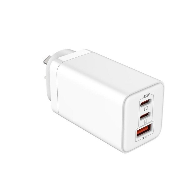 65W Mobile/Laptop Charger - This charger features a dual port output with a Type-C charging cable included
