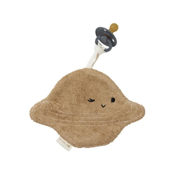 Fabelab 21cm Pacifier/Soother Teething Planet Cuddle Toy Baby/Infant 0m+ Caramel