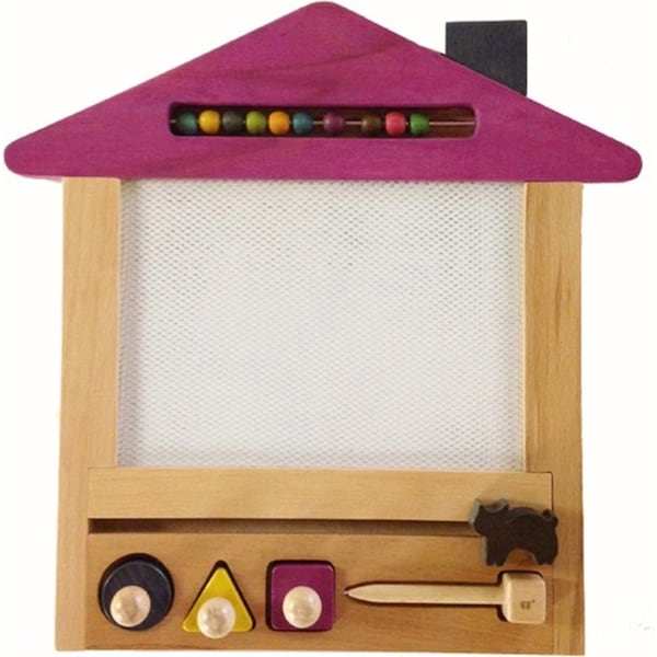 Kiko & gg Oekaki House Wooden Drawing Board w/ Pen Kids/Children 3y+ Toy Cat