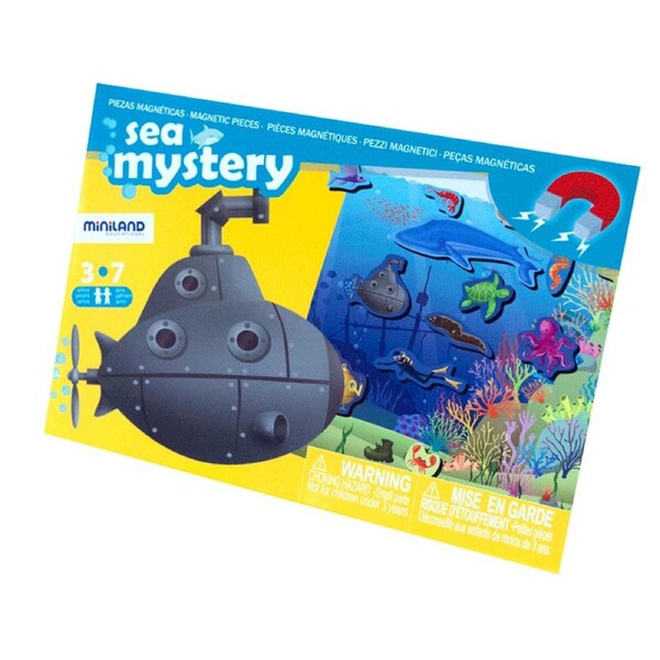 Miniland On The Go Discover Sea Mystery Educational Game Kids/Children 3-7y