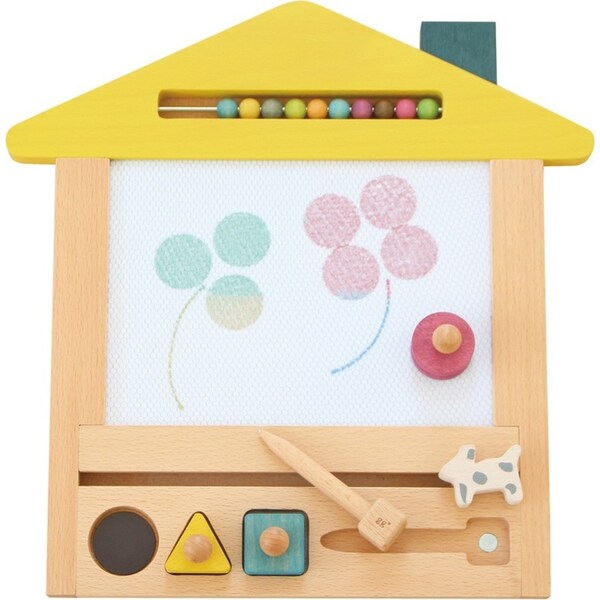 Kiko & gg Oekaki House Wooden Drawing Board w/ Pen Kids/Children 3y+ Toy Dog
