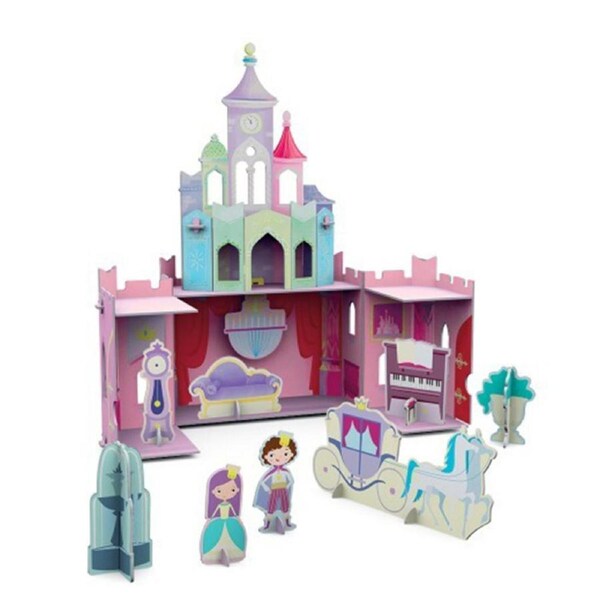 Sassi 3D Assemble Build & Book Princess Castle Kids/Children Educational Toy 3y+