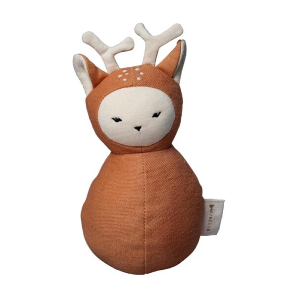 Fabelab 17cm Cotton Tumbler Fawn Kids/Children Soft Stuffed Animal Plush Toy