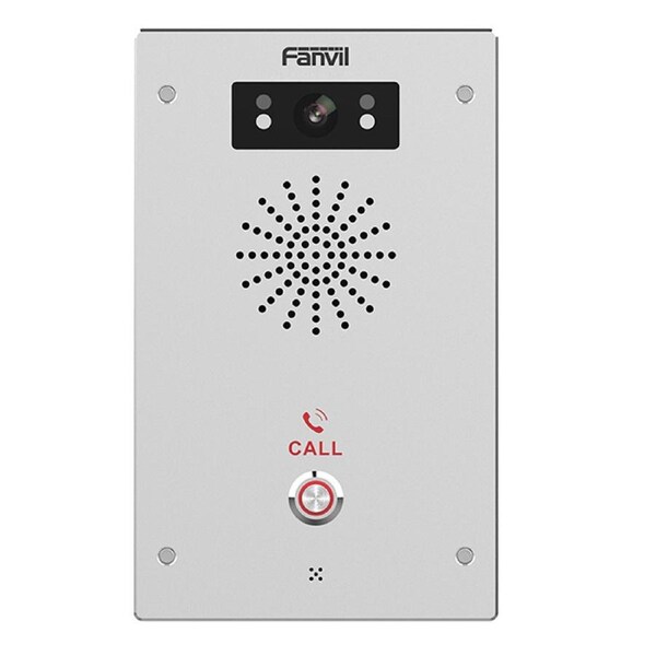 Fanvil i16SV Audio/Video Intercom, HD Audio/Video, Built-in HD camera, IP65 waterproof and dustproof, 2 SIP lines, PoE enabled
