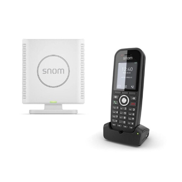 SNOM M430 bundle EU, M30 & M400, PoE, Single Cell, Backlit Keyboard, Long Standby Time, Security (TLS & SRTP), For PSU Use IPS-4661-AU
