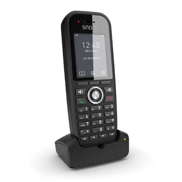 SNOM M30 IP DECT Handset, Multicell Compadible, Backlit Keyboard, Long Stangby Time, Hold or Forward, Black **Please add IPS-4661-AU**
