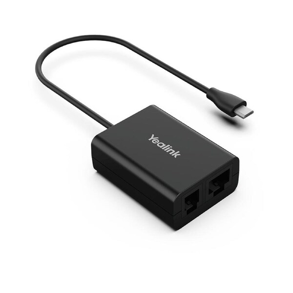 Yealink EHS61 Wireless Headset Adapter for WH62/3, Compatible with Unify/Mitel/Yealink T27G/29G/4xG