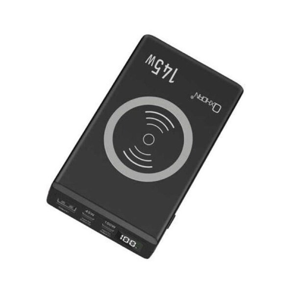 Oxhorn USB C PD Laptop Power Bank 145w 20,000mAh 2 USB-C 1 USB-A Wireless Charge PD3.0 QC4.0 for Macbook, HP,Tablet. Smartphone