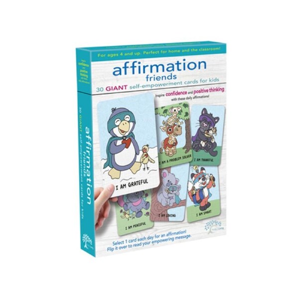 30pc Mindful Living Affirmation Friends Giant Cards Fun Game Kids/Children 4y+