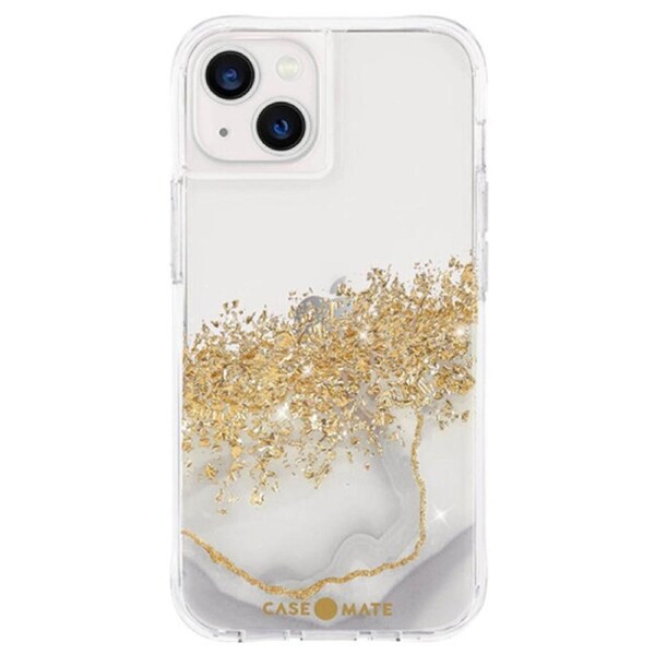 Case-Mate Karat Marble Case (Suits iPhone 13) - Clear / White
