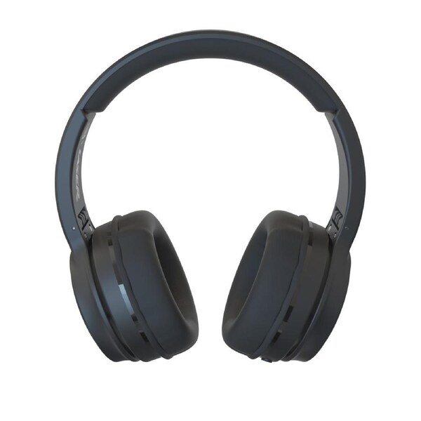 Laser Foldable Bluetooth Headphones - Black with 40MM Drivers, Comfort Foam Ear Cups, and Long-lasting Battery for Immersive Sound Experience