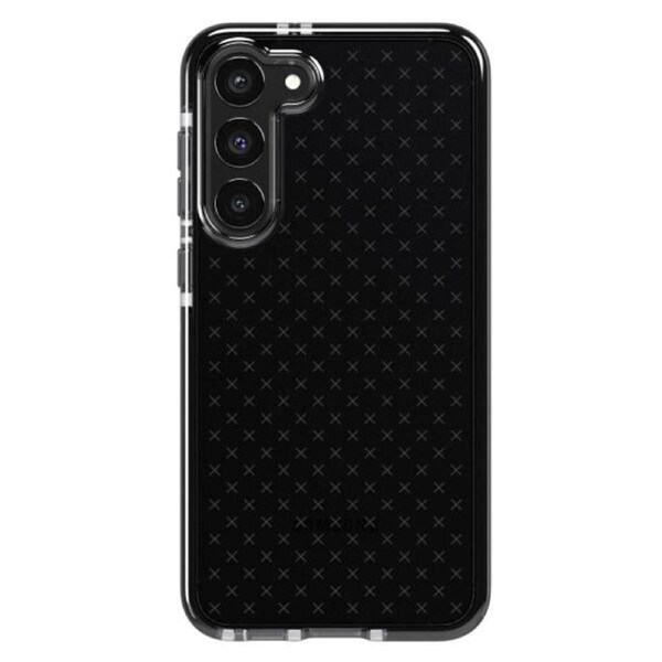 Tech21 Evo Check Case (Suits Galaxy S23) - Black