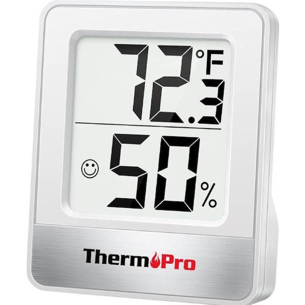 ThermoPro TP49 Digital Hygrometer Indoor Thermometer Humidity Meter Room Thermometer with Temperature and Humidity Monitor Mini Hygrometer Thermometer