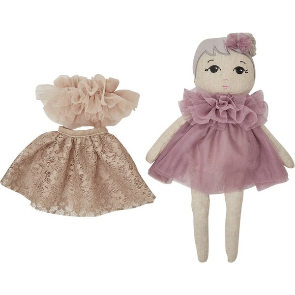 By Astrup Doll Fleur w/ Changing Clothes Stuffed Plush Toy Kids/Children 3y+