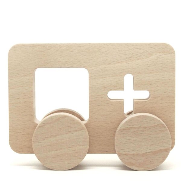 Loch Ness Toys Ambulance Vehicle Kids/Children Fun Play Wooden Learning Toys 1y+