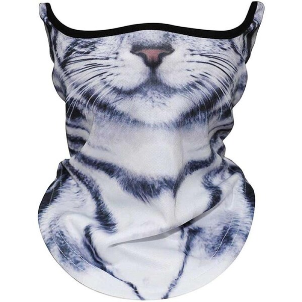 Nevenka 3D Animal Ski Neck Balaclava Anti-UV Windproof Face Mask Scarf for Halloween Cycling-1