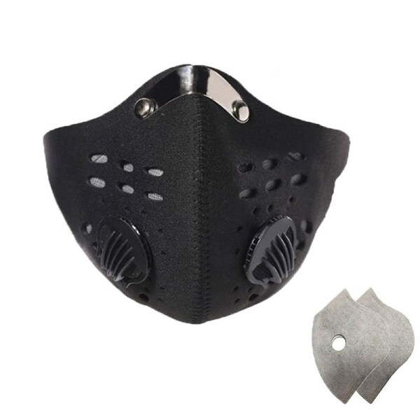 Nevenka Cycling Mask Outdoor Anti-Smog Warm Mask For Men and Women-Black