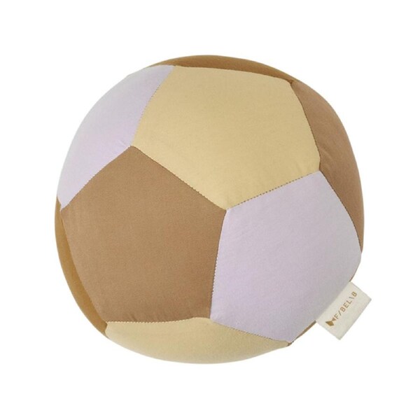 Fabelab Round 15cm Fabric Ball Kids/Children Fun Play Activity Toy Lilac Mix