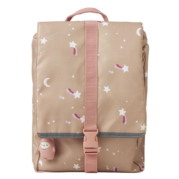 Fabelab Eco Backpack 32cm/7L School Travel Carry Bag Shooting Star Small Caramel