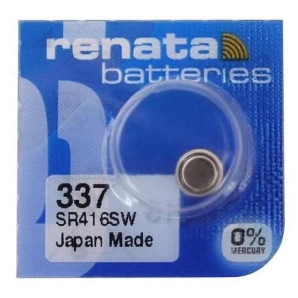 5 Pack SR416 / 337 Renata Silver Oxide Battery