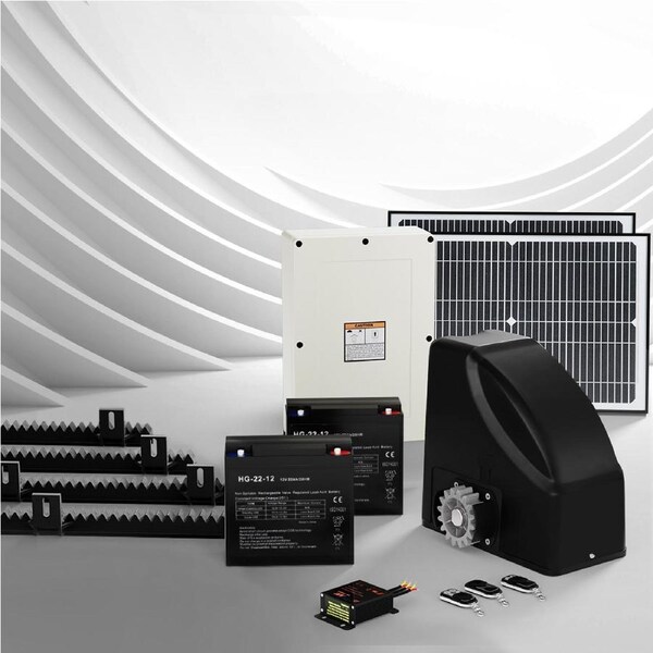 Automatic Sliding Gate Opener Kit 40W Solar 4M 600KG