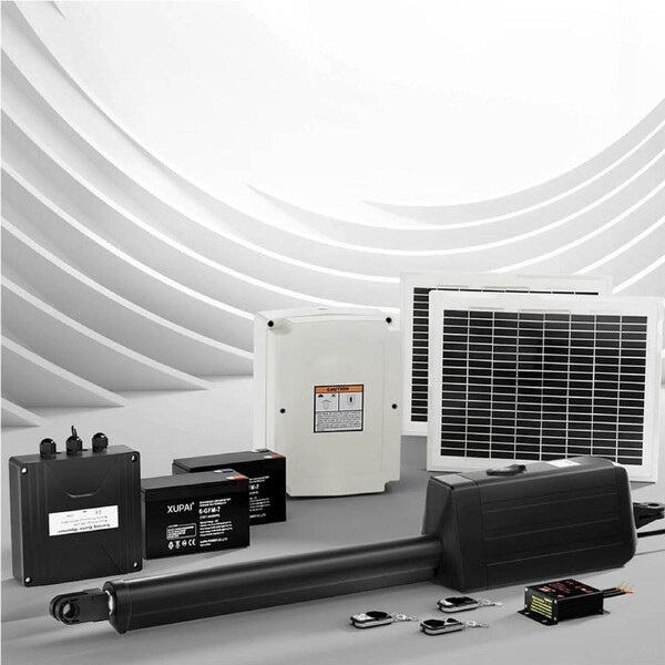 Single Swing Gate Opener 20W Full Solar Power Automatic