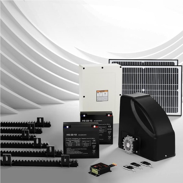 Automatic Sliding Gate Opener Kit 40W Solar 6M 600KG