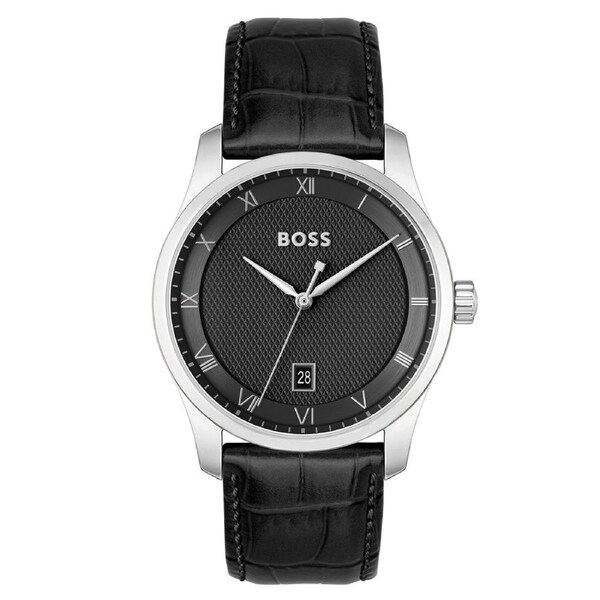 Hugo Boss Black Leather Men's Watch - 1514122