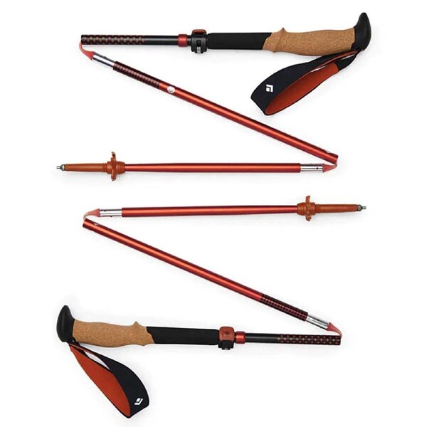 Black Diamond Pursuit FLZ Trekking Poles M/L (125 - 140 cm) - Black / Octane