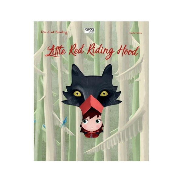 Sassi Die-Cut Fairy Tale Book Little Red Riding Hood Learning Kids/Children 4y+