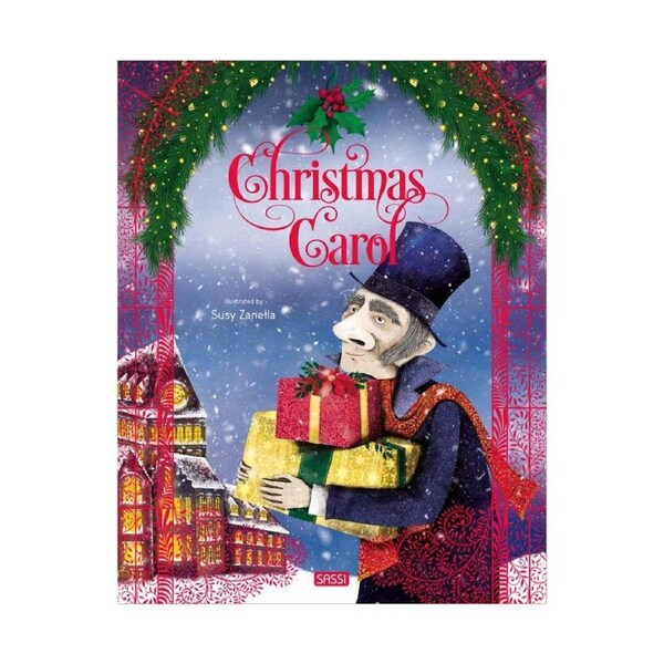 Sassi Story Telling Book Kids/Children Fun Learning/Reading A Christmas Carol 7+