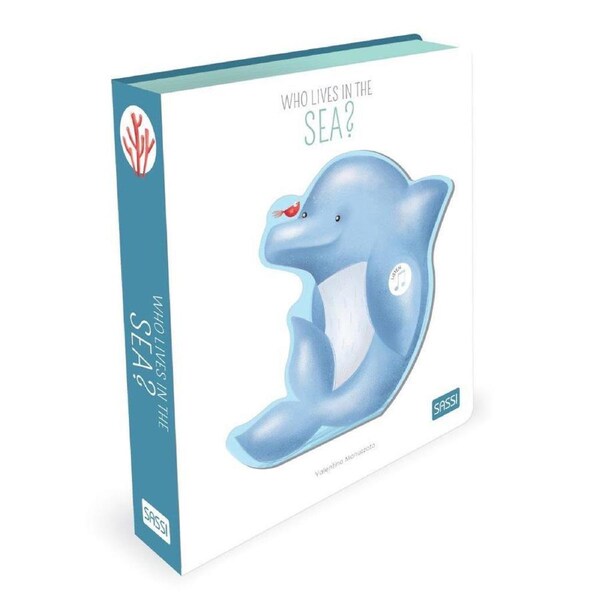 Sassi Sound Book Kids/Children Fun Learning/Reading Who Lives in the Sea 2y+