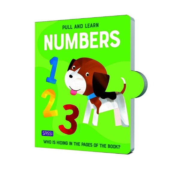 Sassi Pull & Play Animal Book Kids/Children Fun Reading/Learning Numbers 1y+