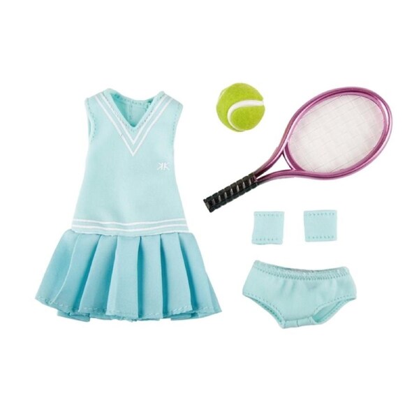 6pc Kruselings Outfit Tennis Set Fun Play Toy Clothes Costume For Dolls 3y+