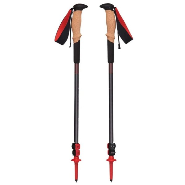 Black Diamond Pursuit Shock Trekking Poles S/M (100 - 125 cm) - Steel Grey / Oct