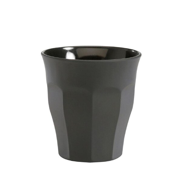 6pc Duralex Picardie Soft Touch 90ml Tumbler Glasses Drinkware Cup Set Grey