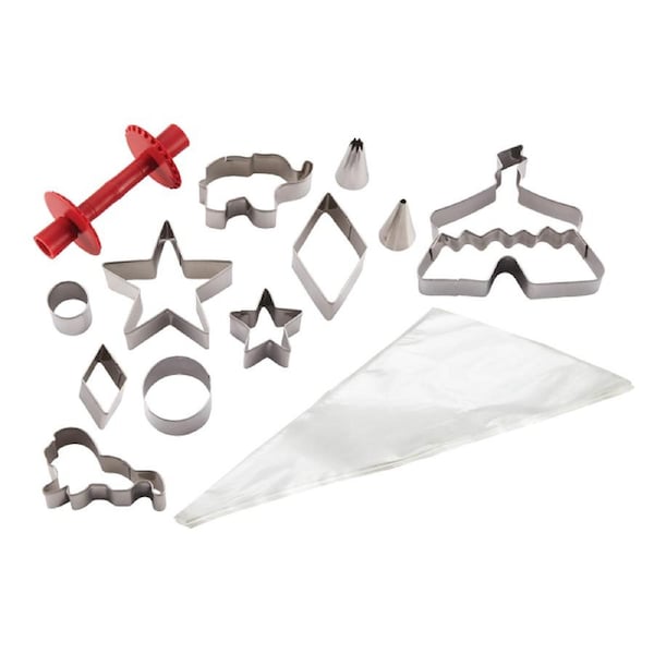 24pc Cake Boss Circus Cake Decorating Kit Plunge Cutter/Decorating Tip/Icing Bag