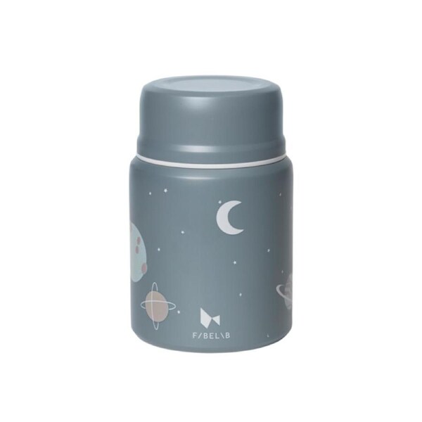 Fabelab Planetary Stainless 14.5cm Thermo Food Jar w/ Spoon Hot/Cold Container